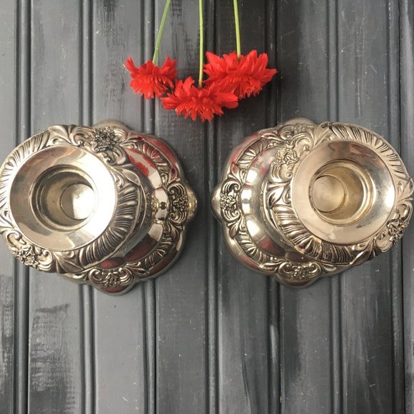 Orante Silver Candle Holders - Picture 3 of 7